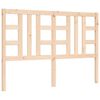 vidaXL Bed Frame without Mattress Double Solid Wood Pine