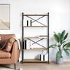 vidaXL Bookshelf Artisan Oak 80 x 30 x 155 cm Engineered Wood