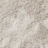 vidaXL Faux Rabbit Fur Rug Olite Beige 140 x 200 cm Polyester
