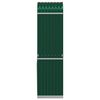 vidaXL Log Holder Green 40x45x170 cm Galvanised Steel