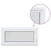 vidaXL Basement Window Internal Colour White RISOR 100 x 55 cm