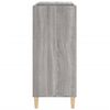 vidaXL Record Cabinet Grey Sonoma 84.5x38x89 cm Engineered Wood