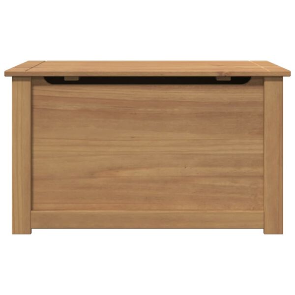 vidaXL Storage Chest with Lid PANAMA 79x42x46 cm Solid Wood Pine