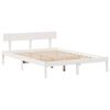 vidaXL Bed Frame without Mattress White 140x200 cm Solid Wood Pine