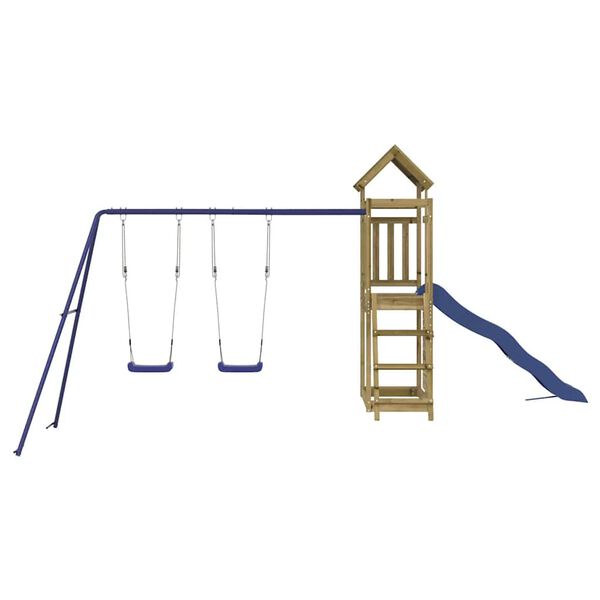 vidaXL Outdoor Playset Impregnated Wood Pine
