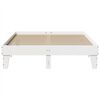 vidaXL Bed Frame without Mattress White 140x190 cm Solid Wood Pine