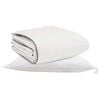 vidaXL Winter Duvet with Pillow 2 pcs White Down Feather