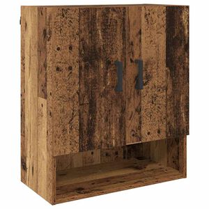 vidaXL Wall Cabinet Old wood 60 x 31 x 70 cm Engineered wood