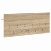 vidaXL Wall-Mounted Coat Rack with Shelf Sonoma Oak 100 x 40 x 12 cm