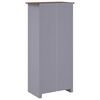 vidaXL Wardrobe Grey 80x50x171.5 cm Solid Pine Panama Range