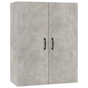 vidaXL Hanging Cabinet Concrete Grey 69,5x34x90 cm Engineered Wood