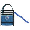 vidaXL Kids' Loft Bed with Tunnel without Mattress Blue 90x200 cm
