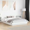 vidaXL Bed Frame without Mattress White 120x190 cm Small Double
