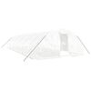 vidaXL Greenhouse with Steel Frame White 60 m&sup2; 12x5x2.3 m