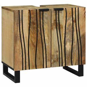 vidaXL Bathroom Sink Cabinet Brown 62 x 33 x 58 cm Engineered wood