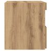 vidaXL Bedside Cabinet Artisan Oak 50 x 40 x 45 cm Engineered Wood