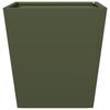 vidaXL Garden Planter Olive Green 40x40x40 cm Steel