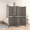 vidaXL 4-Panel Room Divider Anthracite 200x220 cm Fabric