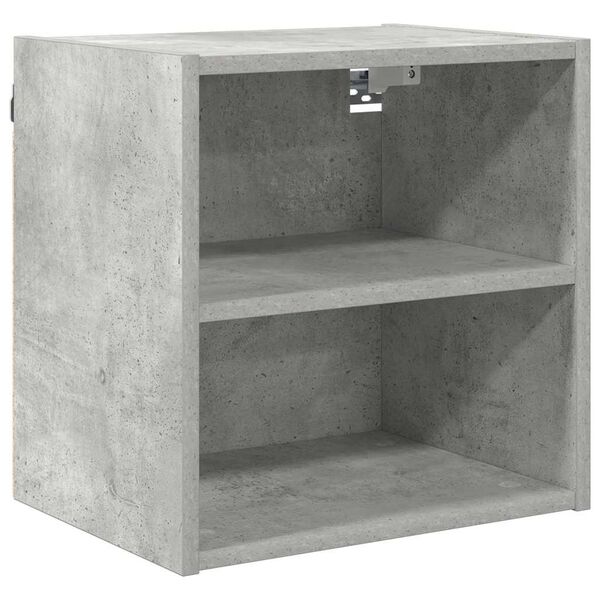 vidaXL Hanging Cabinet Concrete Grey 40 x 29.5 x 40 cm Engineered Wood