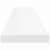 vidaXL Floating Wall Shelf White 120x23.5x3.8 cm MDF
