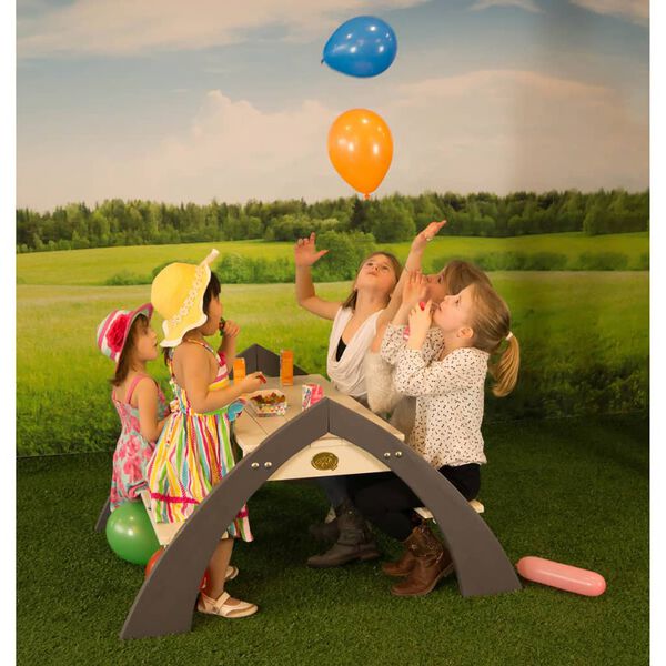 AXI Children's Picnic Table Kylo Grey and White A031.021.00