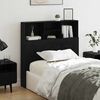 vidaXL Headboard Cabinet Black Oak 100 x 19 x 103.5 cm Engineered Wood