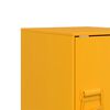 vidaXL Bedside Cabinet Mustard Yellow 34.5x39x44 cm Steel
