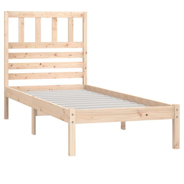 vidaXL Bed Frame without Mattress Solid Wood Pine 90x200 cm