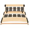 vidaXL Bed Frame without Mattress with 38 Slats Adjustable Head 120x200cm