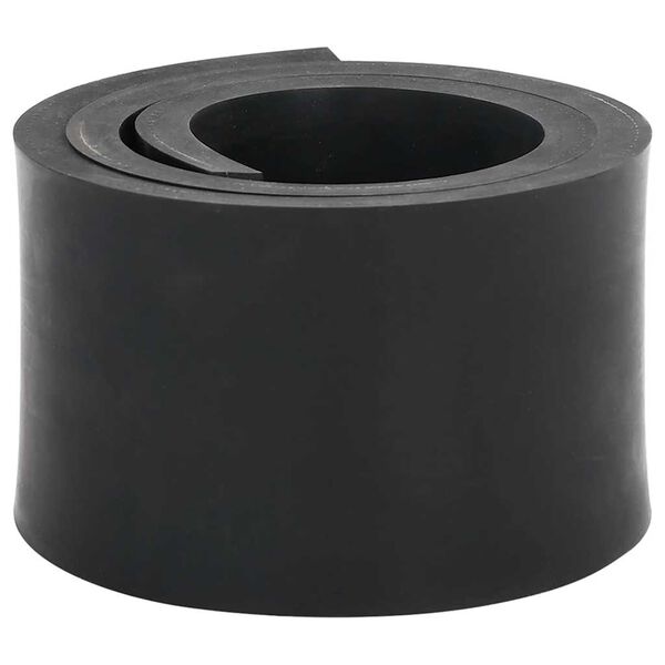 vidaXL Rubber Edge for Snow Plow Black 120x8x1 cm
