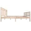 vidaXL Bed Frame without Mattress Super King Solid Wood