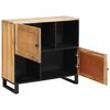 vidaXL Sideboard with Storage Brown 80 x 33 x 75 cm Solid Mango Wood