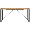 vidaXL Dining Table 160x80x75 cm Solid Mango Wood