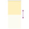 vidaXL Roller Blind Blackout Yellow 100x210 cm Fabric Width 95.7 cm Polyester