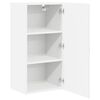 vidaXL Kitchen Cabinet with Shelf High Gloss White 40 x 31 x 80 cm