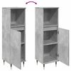vidaXL Bathroom Cabinet Concrete Grey 30x30x100 cm Engineered Wood
