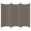 vidaXL 6-Panel Room Divider Anthracite 300x200 cm Fabric