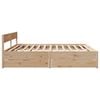 vidaXL Bed Frame without Mattress 160x200 cm Solid Wood Pine