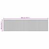 vidaXL Rug Rectangular Brown100x400 cm Bamboo
