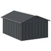 vidaXL Dog House Anthracite 116.5x153x81.5 cm Galvanised Steel