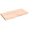 vidaXL Wall Shelf 120x60x(2-6) cm Untreated Solid Wood Oak