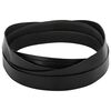 vidaXL Leather Strap Black 500 x 2.5 cm Leather