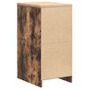 vidaXL Garage Storage Cabinet Smoked Oak 40x51x85 cm Solid Wood Pine