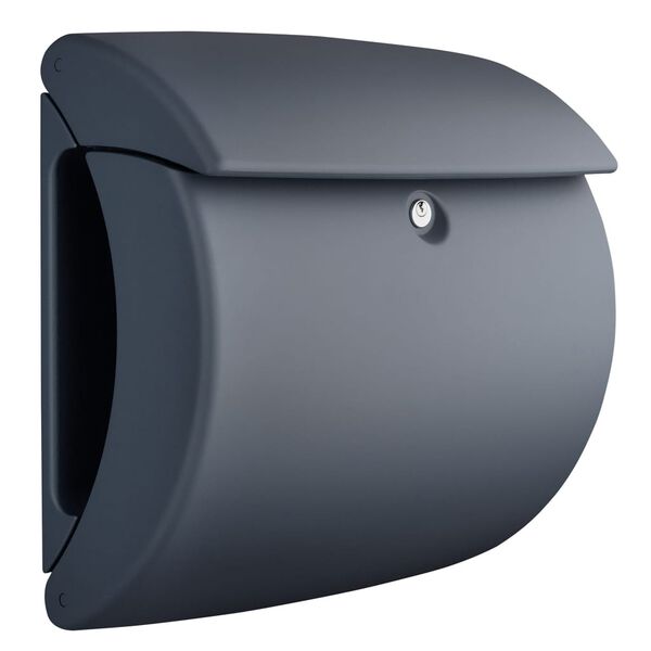 BURG-W&Auml;CHTER Letterbox Pearl 886 GR Plastic Granite