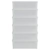 vidaXL Plastic Storage Boxes 6 pcs 25 L Stackable