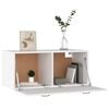 vidaXL Wall Cabinet White 80x36.5x35 cm Engineered Wood