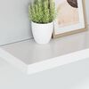 vidaXL Floating Wall Shelf White 50x23x3.8 cm MDF