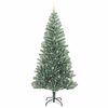 vidaXL Artificial Christmas Tree Snow Flocked with LED Light 240 cm