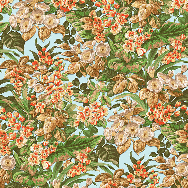 DUTCH WALLCOVERINGS Wallpaper Floral Multicolour