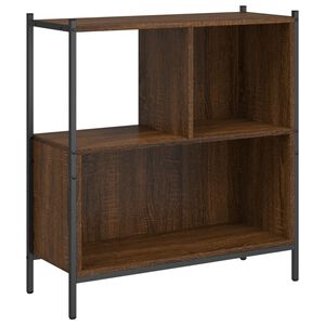 vidaXL Bookcase Brown Oak 72x28x77.5 cm Engineered Wood